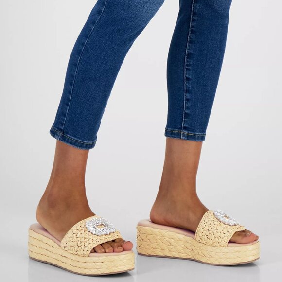 I.N.C. International Concepts Women's Blakee Wedge Sandals - SZ 6.5 NEW; No Box - Picture 1 of 7